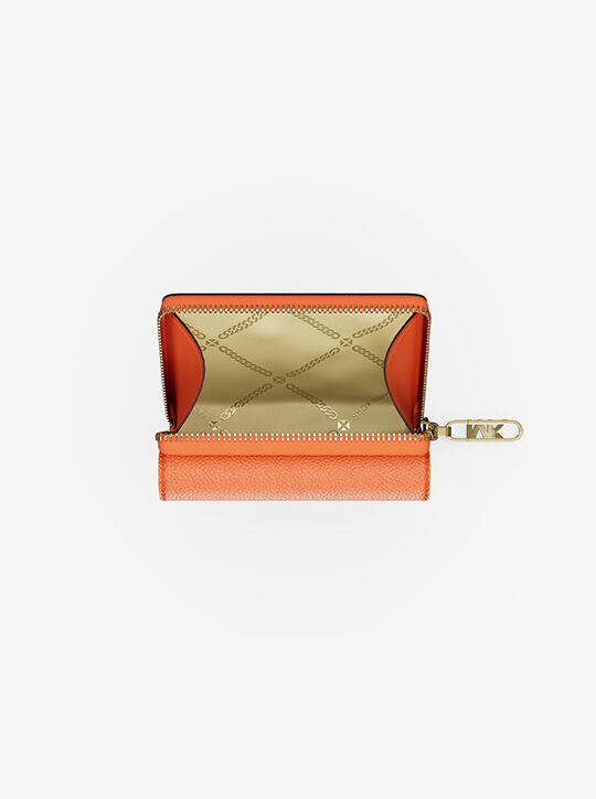 Empire Small Pebbled Leather Tri-Fold Wallet michael kors empire small pebbled leather tri fold wallet