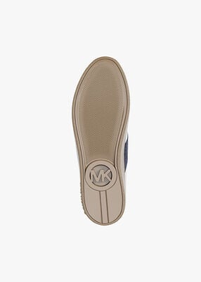 michael kors kaycee signature logo stripe sneaker