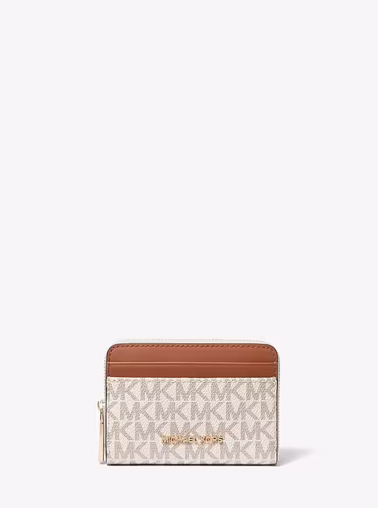 michael kors حافظة بطاقات جيت سيت صغيرة بسحاب