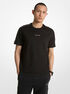 Logo Tape Cotton T-Shirt michael kors logo tape cotton t shirt
