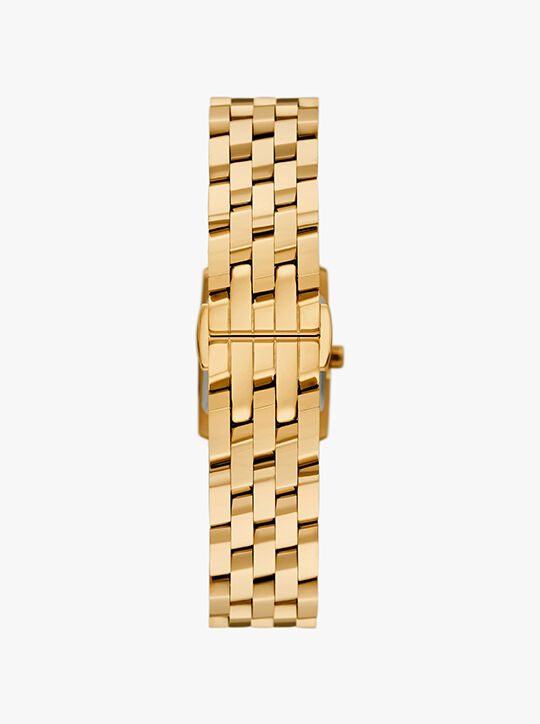 michael kors micro georgie gold tone watch