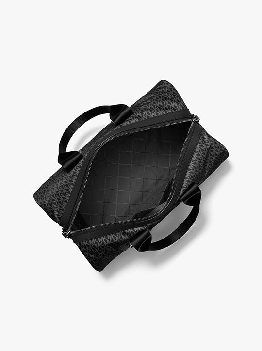 Brooklyn Large Printed Signature Logo Duffel Bag michael kors brooklyn large printed signature logo duffel bag