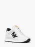 Maddy Two-Tone Logo Trainer michael kors maddy two tone logo trainer