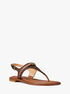 michael kors mandy signature logo sandal