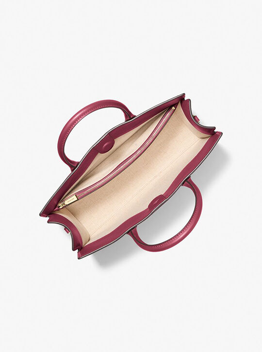 michael kors حقيبة سكارليت الجلدية متوسطة الحجم