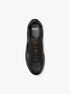 Keating Logo and Leather Sneaker michael kors keating logo and leather sneaker