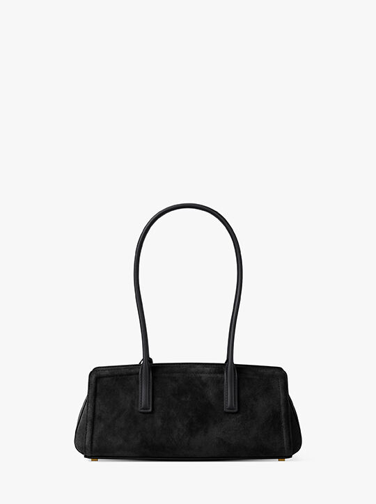 michael kors laila small suede shoulder bag