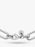 Michael Kors Platinum-Plated Empire Link Chain Bracelet michael kors platinum plated empire link chain bracelet
