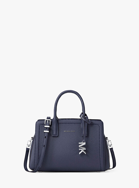 Laila Extra-Small Leather Crossbody Bag, MIDNIGHT | Michael Kors KWT