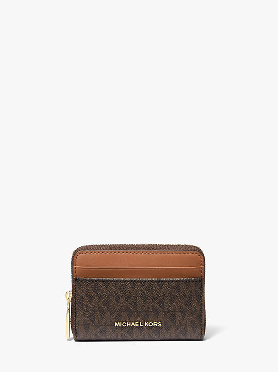 michael kors حافظة بطاقات جيت سيت صغيرة بسحاب
