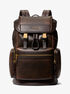 Hudson Burnished Leather Backpack michael kors hudson burnished leather backpack