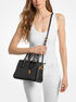 Laila Small Studded Leather Satchel michael kors laila small studded leather satchel