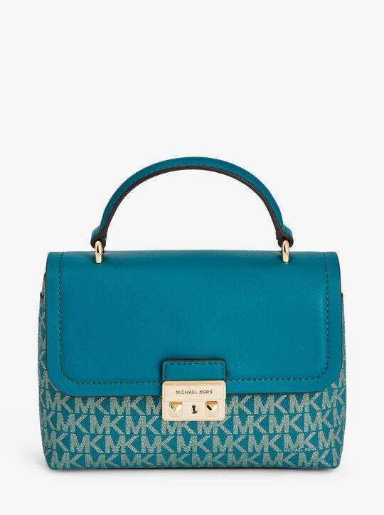 michael kors tribeca extra small signature logo convertible crossbody bag