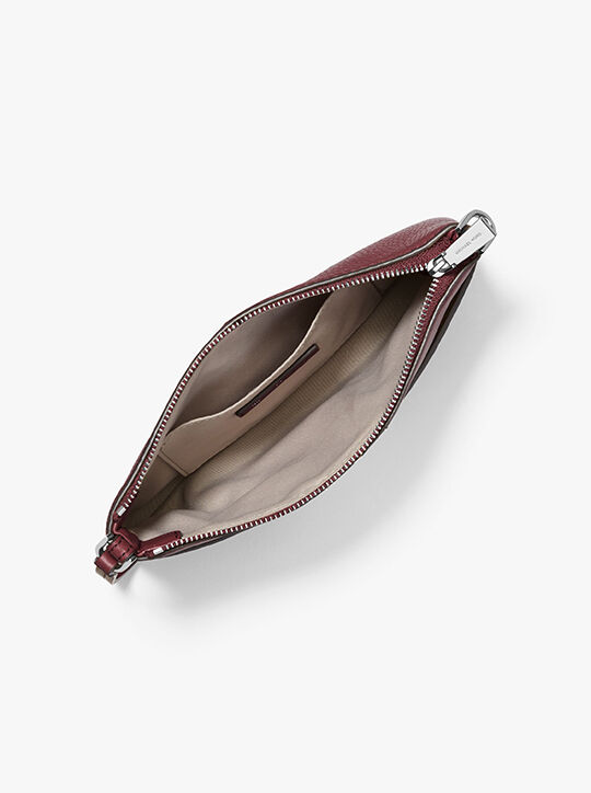 michael kors حقيبة يد جيت سيت متوسطة الحجم من الجلد المحبب قابلة للتحويل