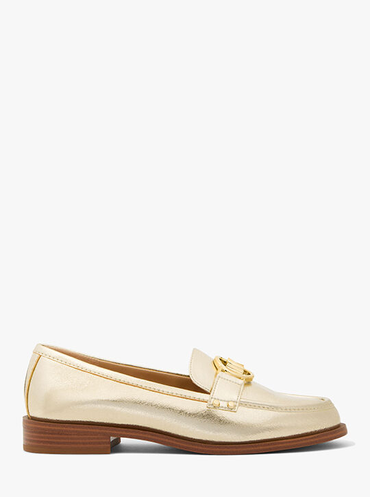 حذاء لوفر كارمن من الجلد الصناعي معدني michael kors حذاء لوفر كارمن من الجلد الصناعي معدني