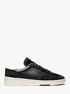 michael kors wilton leather and suede sneaker