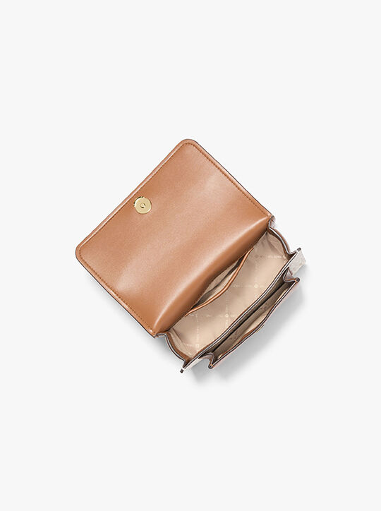 michael kors claire small signature logo crossbody bag