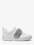 Emmett Embellished Leather Sneaker michael kors emmett embellished leather sneaker