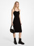 Ribbed Stretch Knit Midi Tank Dress michael kors ribbed stretch knit midi tank dress