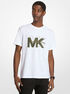 Graphic Logo Cotton T-Shirt michael kors graphic logo cotton t shirt