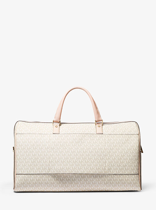 Bedford Travel Extra-Large Logo Stripe Weekender Bag michael kors bedford travel extra large logo stripe weekender bag