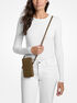 michael kors jet set small pebbled leather smartphone crossbody bag