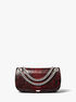 Christie Mini Python Embossed Leather Envelope Bag michael kors christie mini python embossed leather envelope bag