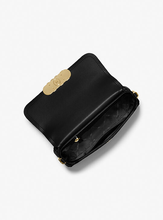Parker Medium Leather Shoulder Bag, BLACK | Michael Kors KWT