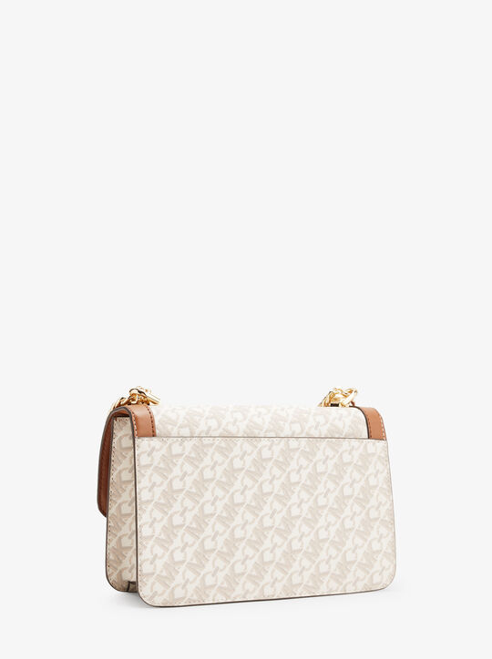 Heather Large Empire Signature Logo Shoulder Bag michael kors heather large empire signature logo shoulder bag