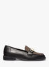 Tiegan Leather and Logo Loafer michael kors tiegan leather and logo loafer