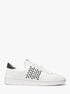 Wilton Grommeted Leather Sneaker michael kors wilton grommeted leather sneaker