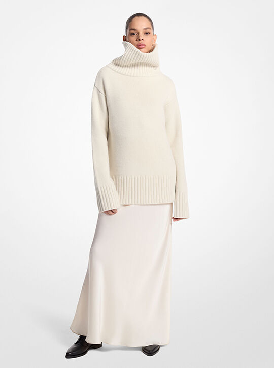 michael kors cashmere turtleneck sweater