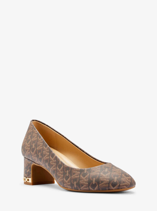 michael kors june flex empire monogram pump