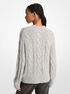 michael kors alpaca blend cable knit sweater