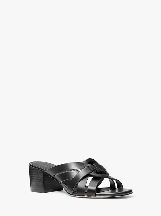 michael kors erika leather sandal