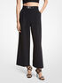 Cropped Stretch Twill Belted Pants michael kors cropped stretch twill belted pants