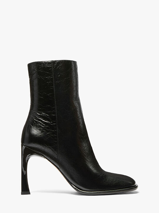 Kelsea Crackled Leather Boot michael kors kelsea crackled leather boot