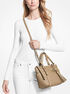 michael kors sullivan small logo top zip tote bag