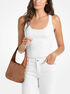 michael kors alice small suede shoulder bag