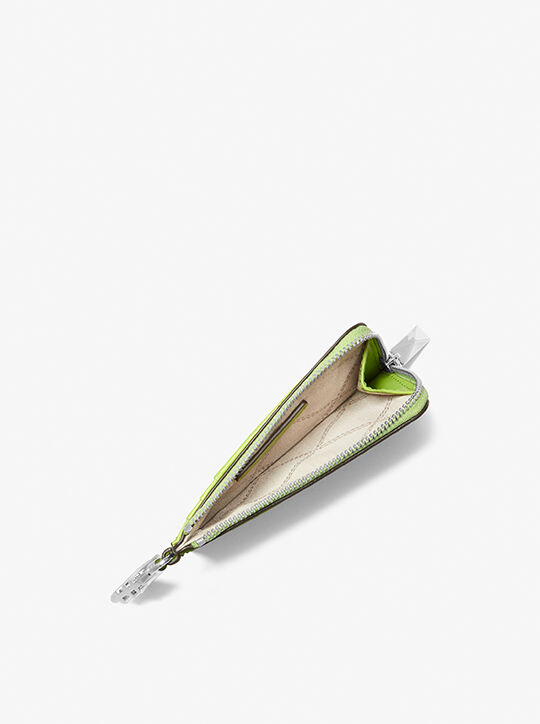 حقيبة بطاقة إمباير جلدية صغيرة منقوشة بسحّاب جلد التمساح michael kors حقيبة بطاقة إمباير جلدية صغيرة منقوشة بسحّاب جلد التمساح