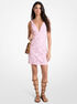 Corded Floral Lace Mini Dress michael kors corded floral lace mini dress