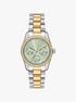 Lexington Pavé Two-Tone Watch michael kors lexington pav two tone watch