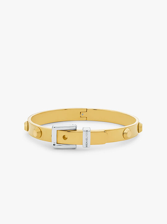 michael kors colby small precious metal plated brass bangle